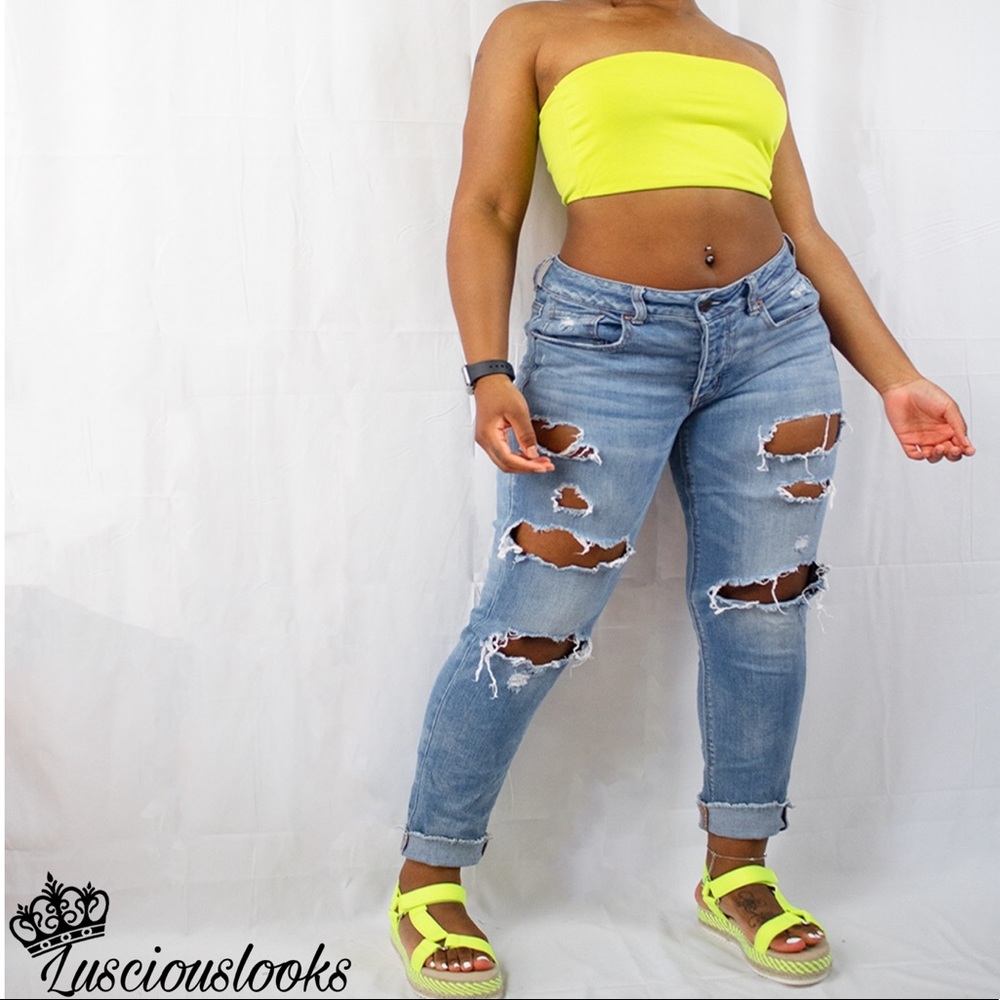 Neon Yellow Harness Platform Sandals